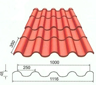 Destata "Tegula" ištisiniai lapai